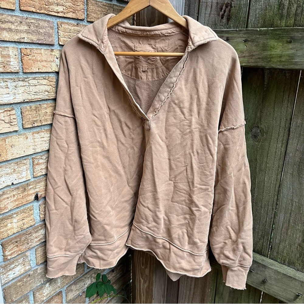 Aerie Light Brown Hoodie